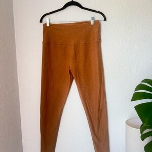 Beyond Yoga Spacedye Tan Leggings